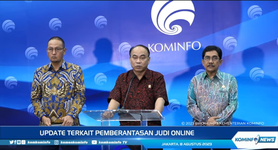 Kominfo Cabut Akses Judi Slot Berkedok Game Online