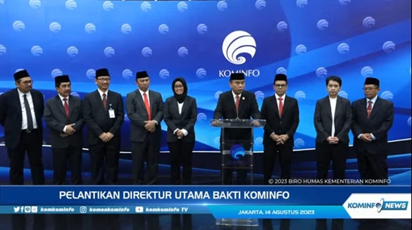 Menkominfo Budi Arie Setiadi Umumkan Fadhilah Mathar Sebagai Dirut Bakti Kominfo