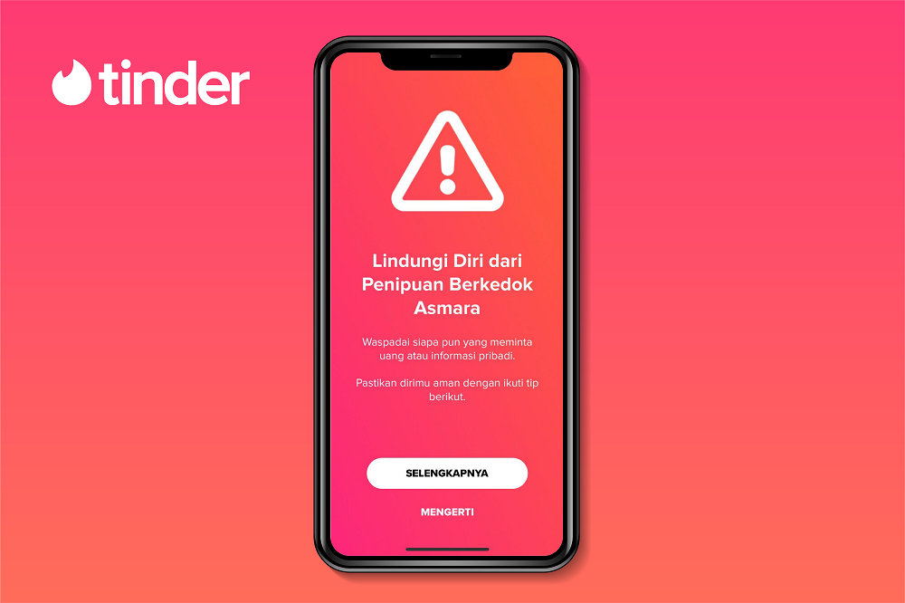 Kampanye Tinder Cegah Penipuan Asmara Online