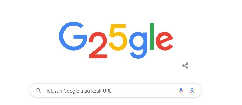 Rayakan Hut ke-25, Ada yang Menarik di Halaman Google