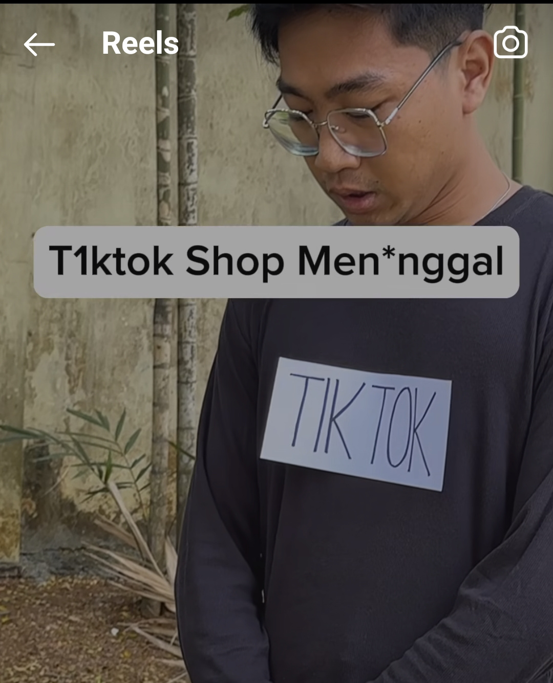 Ngenes, Video Parodi TikTok Shop Meninggal