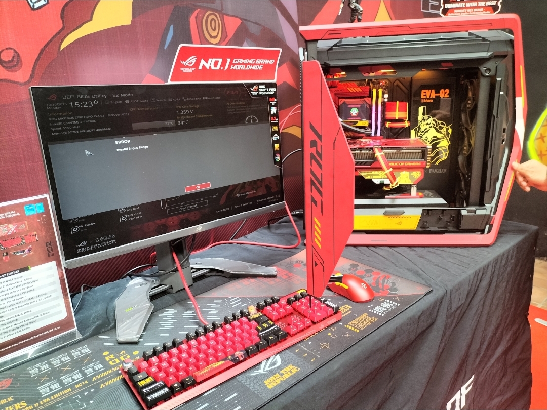 Intip Detail Hardware Asus ROG Eva-02 PC Build Seharga Rp80 Juta Lebih