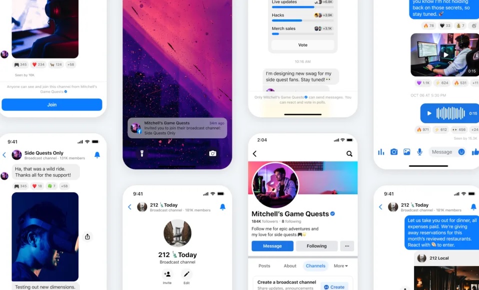 Mirip Telegram, Meta Hadirkan Saluran Siaran Instagram ke Facebook dan Messenger