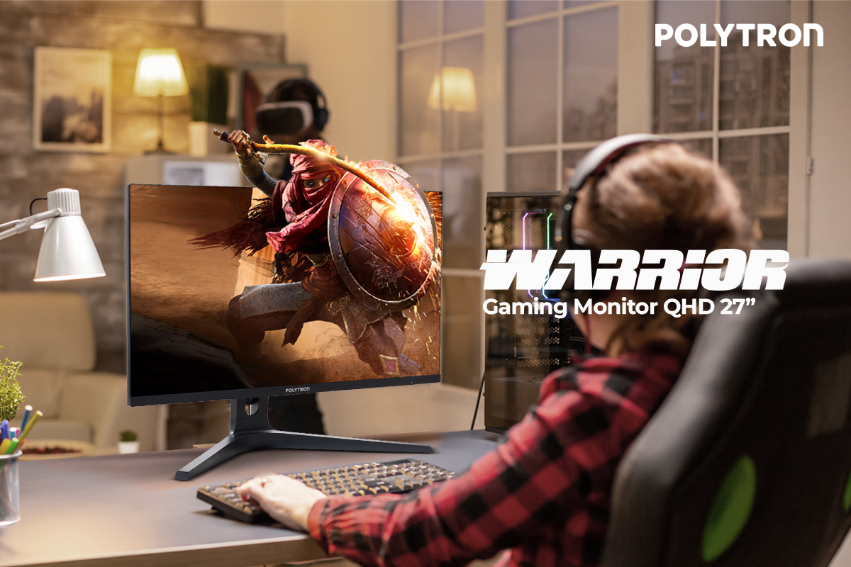 Polytron Rilis Monitor Gaming 27 Inchi Janjikan Minim Lag