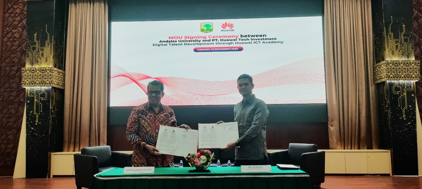 Huawei ICT Academy Tingkatkan Kapasitas Digital Mahasiswa Universitas Andalas