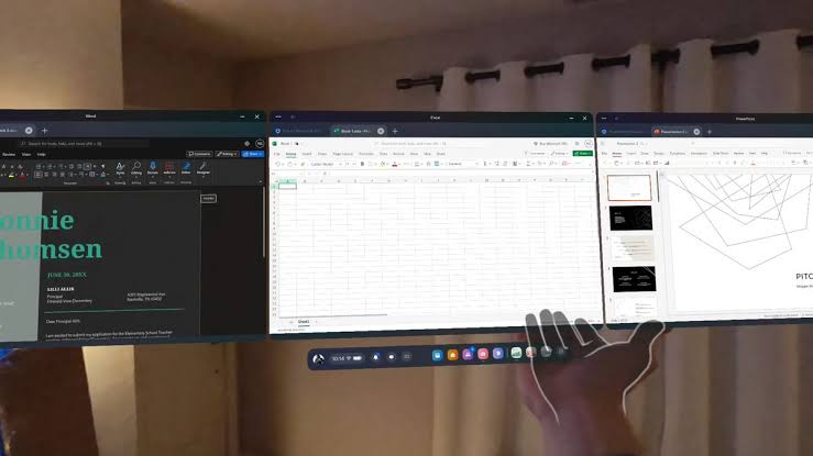 Aplikasi Microsoft Office Hadir di Headset Meta Quest VR