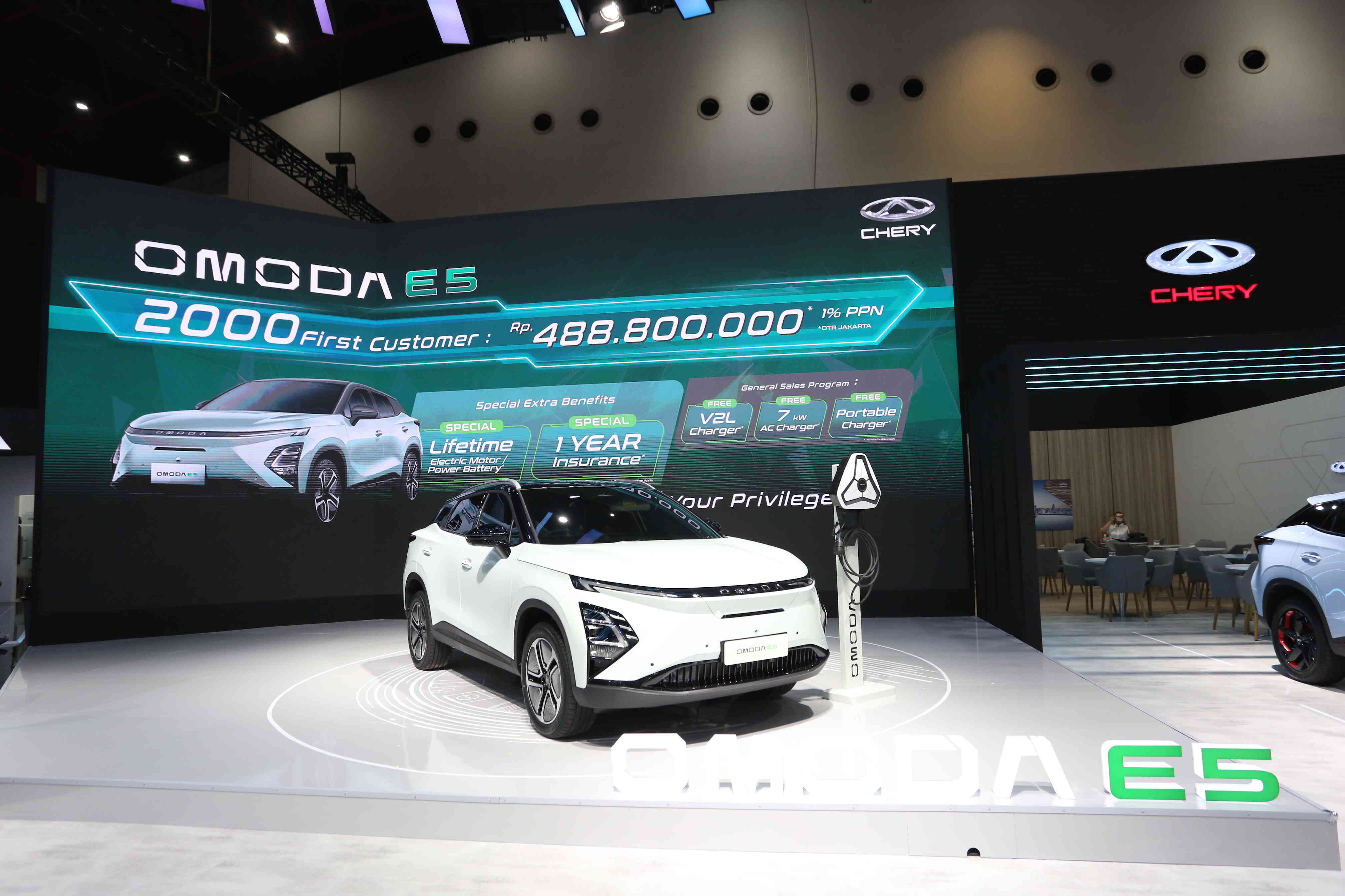 Chery Omoda E5 Jadi Compact SUV EV Terbaik di IIMS 2024