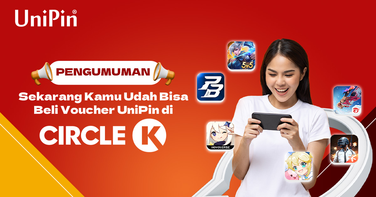 Voucher Game Mobile Legend, Free Fire dan AOV Kini Tersedia di Circle K