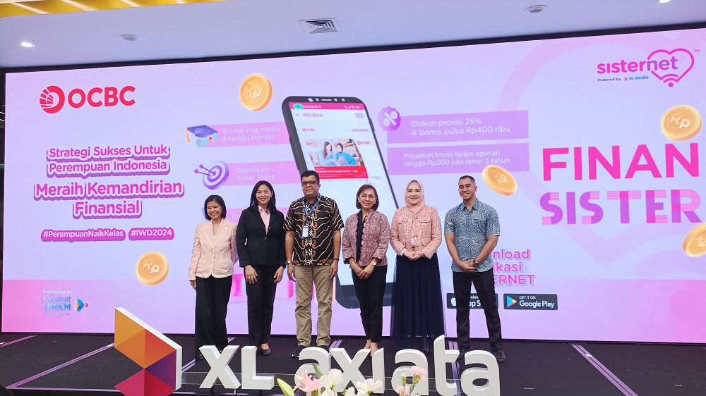 OCBC dan XL Axiata Rilis Fitur Finansister di Aplikasi Sisternet