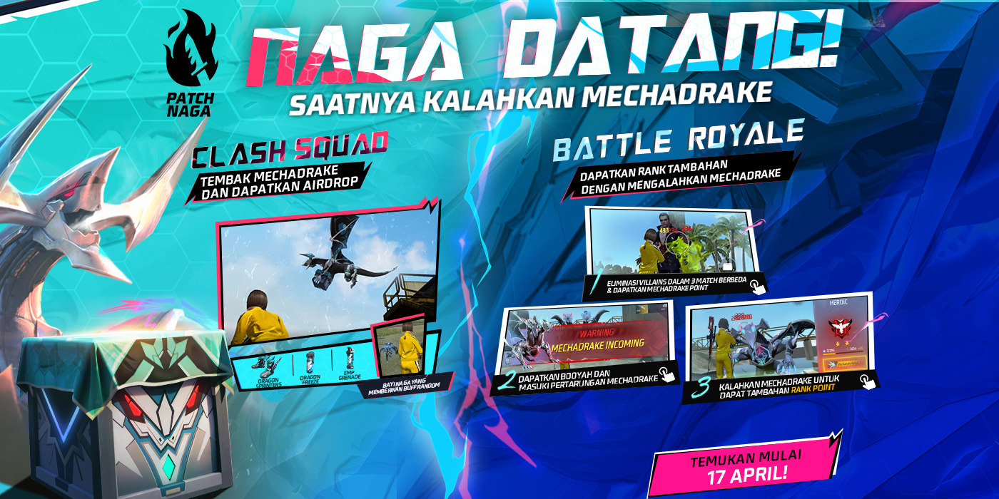 Free Fire Patch Terbaru, Ada JKT48 dan Event Dragon Conqueror