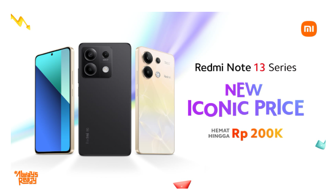 Lebih Hemat, Harga Redmi Note 13 Series Mulai dari Rp2 Jutaan