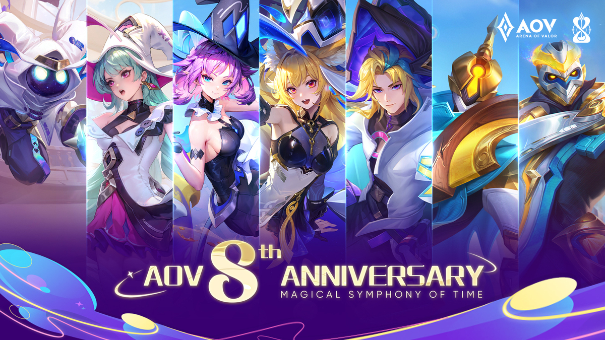 Jadwal Rilis Tujuh Skin Spesial Ulang Tahun AOV Ke-8