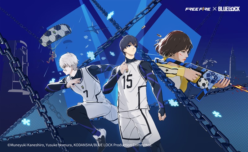 Intip Item Menarik Hasil Kolaborasi Free Fire dan Anime BLUE LOCK