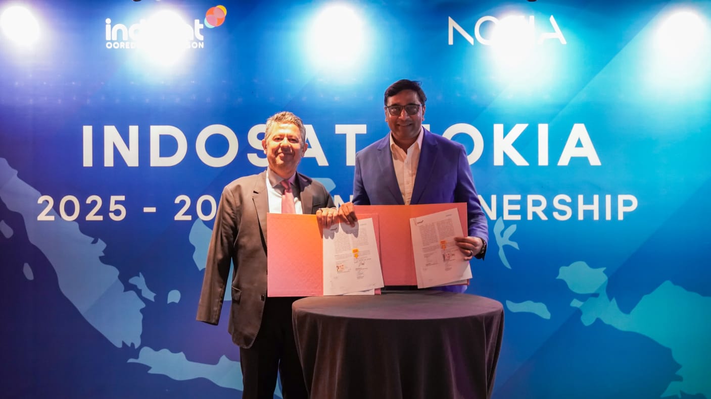 Indosat Gandeng Nokia Perluas Jaringan 4G dan 5G