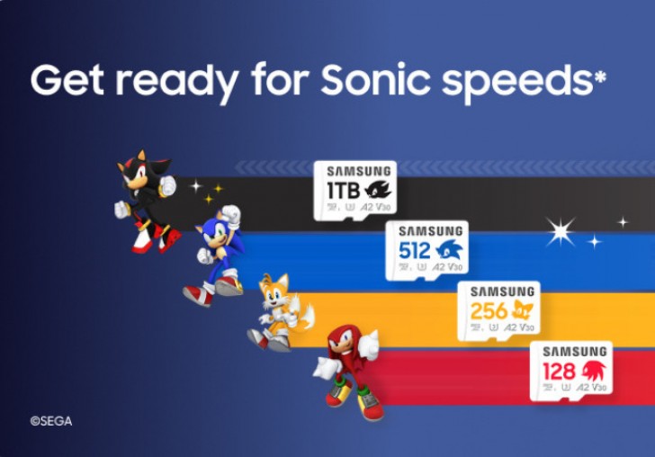 Samsung Luncurkan microSD Ngebut Karakter Sonic the Hedgehog