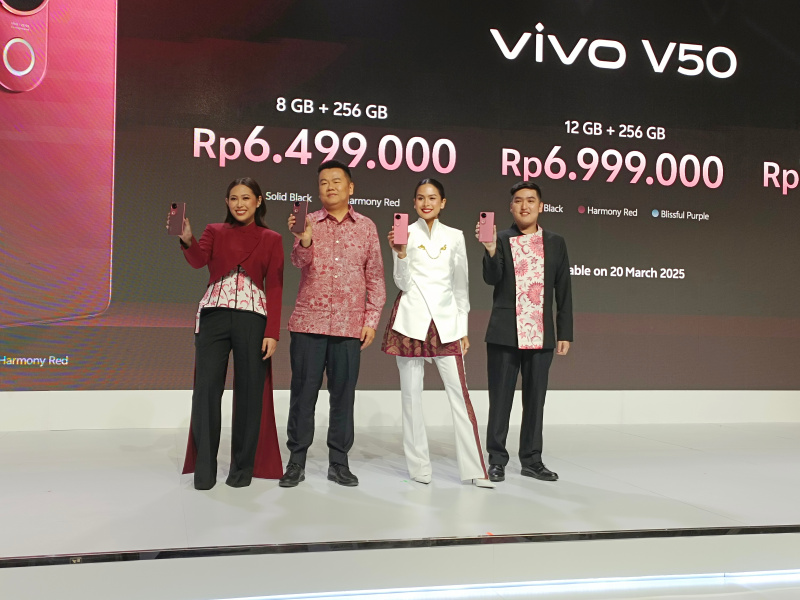 Tonjolkan Baterai Bongsor, Ini Spesifikasi dan Harga Vivo V50