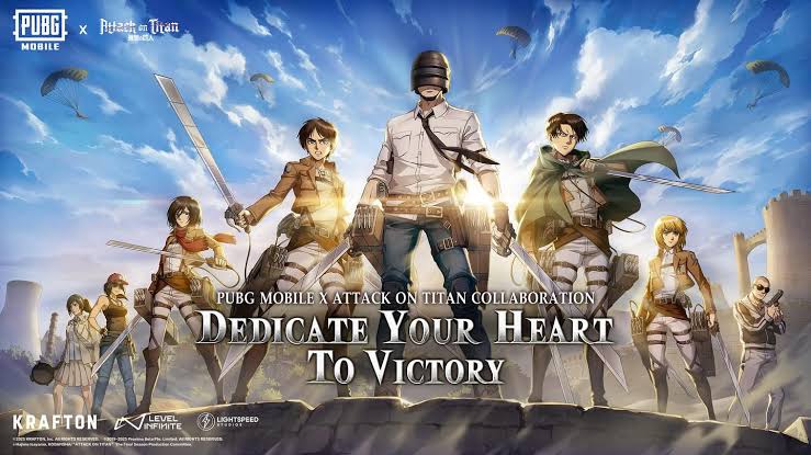 PUBG Mobile Kolaborasi Bareng Attack on Titan, Eren dan Mikasa Siap Tempur