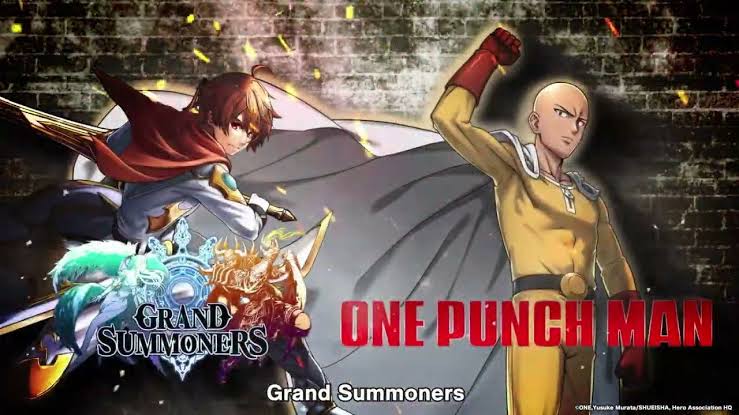 Grand Summoners Kolaborasi Bareng One Punch Man, Saitama Mendarat!